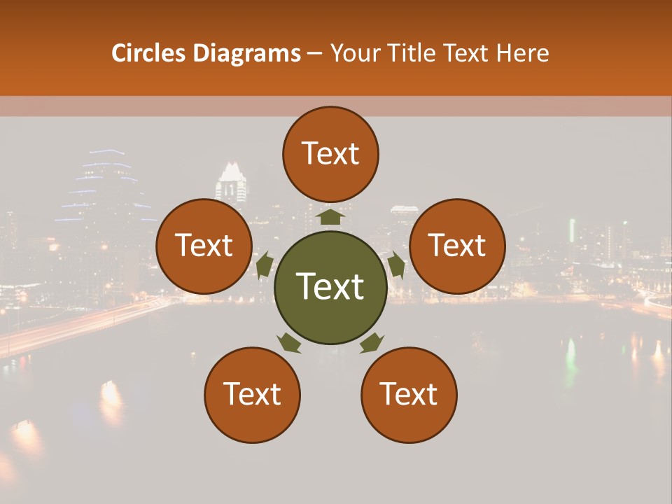 Cityscape Metropolis Lifestyle PowerPoint Template