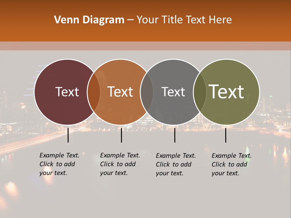 Cityscape Metropolis Lifestyle PowerPoint Template