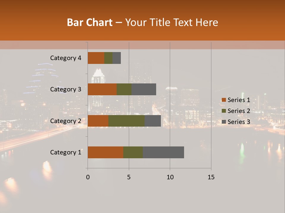 Cityscape Metropolis Lifestyle PowerPoint Template