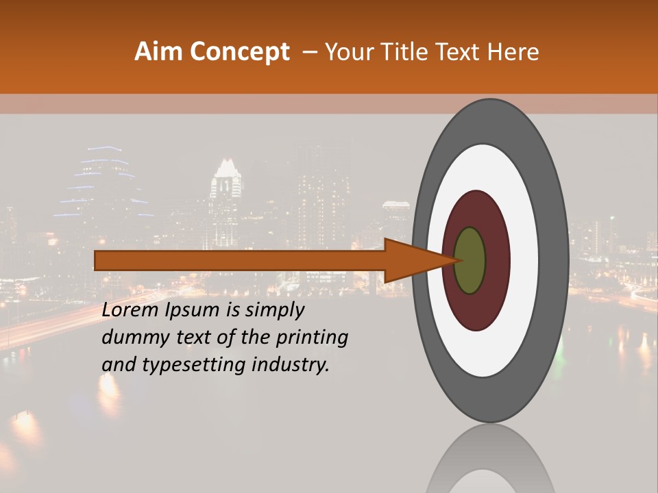 Cityscape Metropolis Lifestyle PowerPoint Template