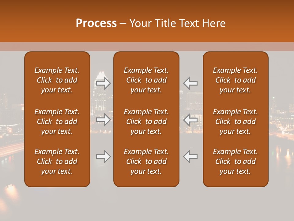 Cityscape Metropolis Lifestyle PowerPoint Template