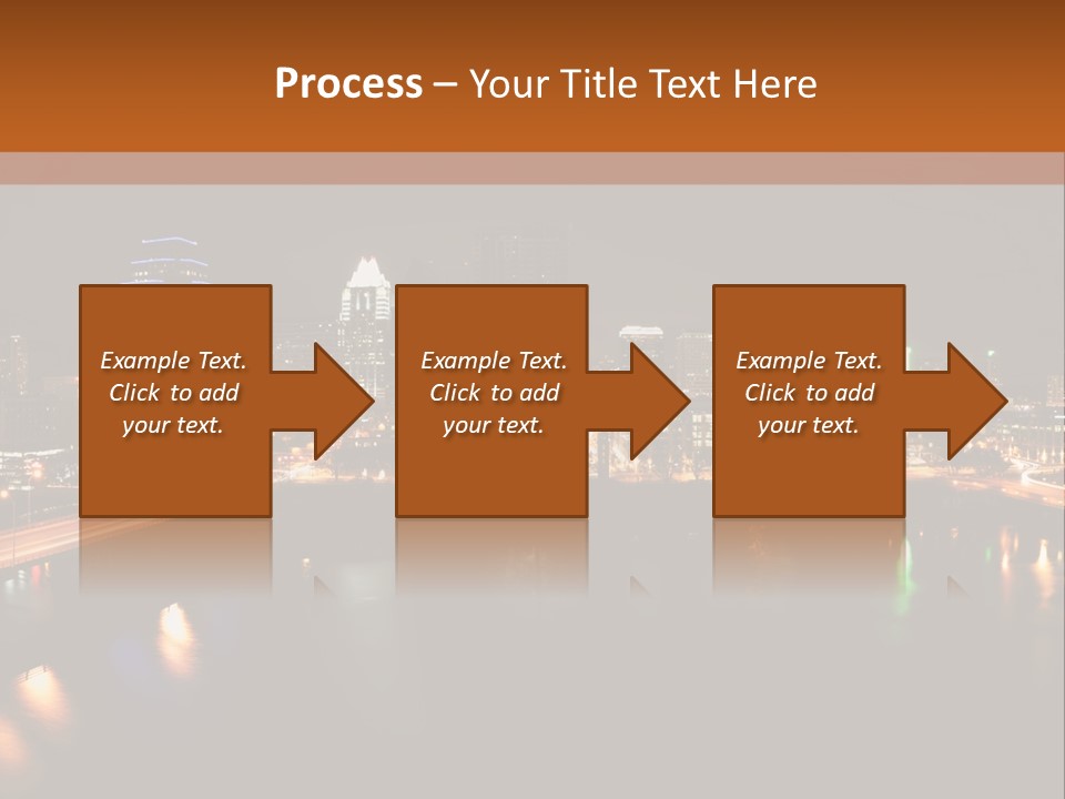 Cityscape Metropolis Lifestyle PowerPoint Template