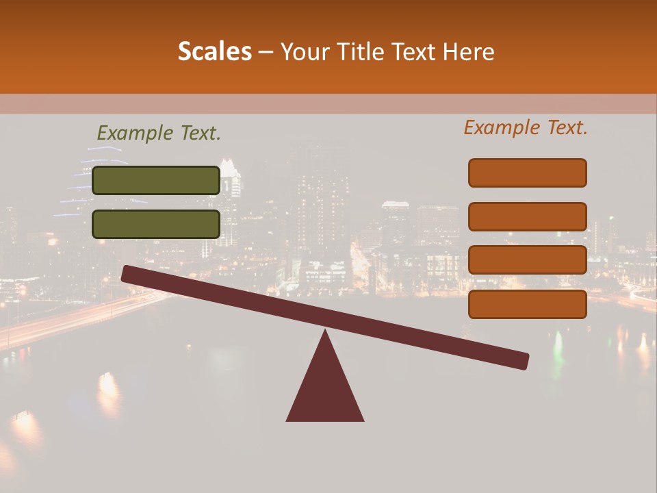Cityscape Metropolis Lifestyle PowerPoint Template