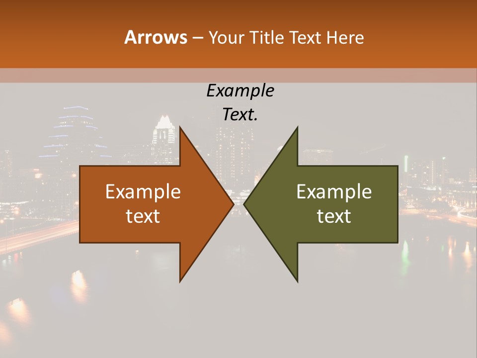 Cityscape Metropolis Lifestyle PowerPoint Template