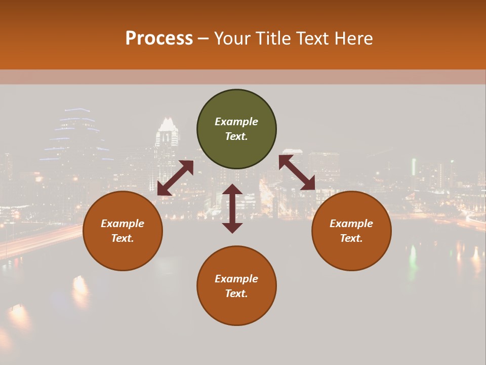 Cityscape Metropolis Lifestyle PowerPoint Template