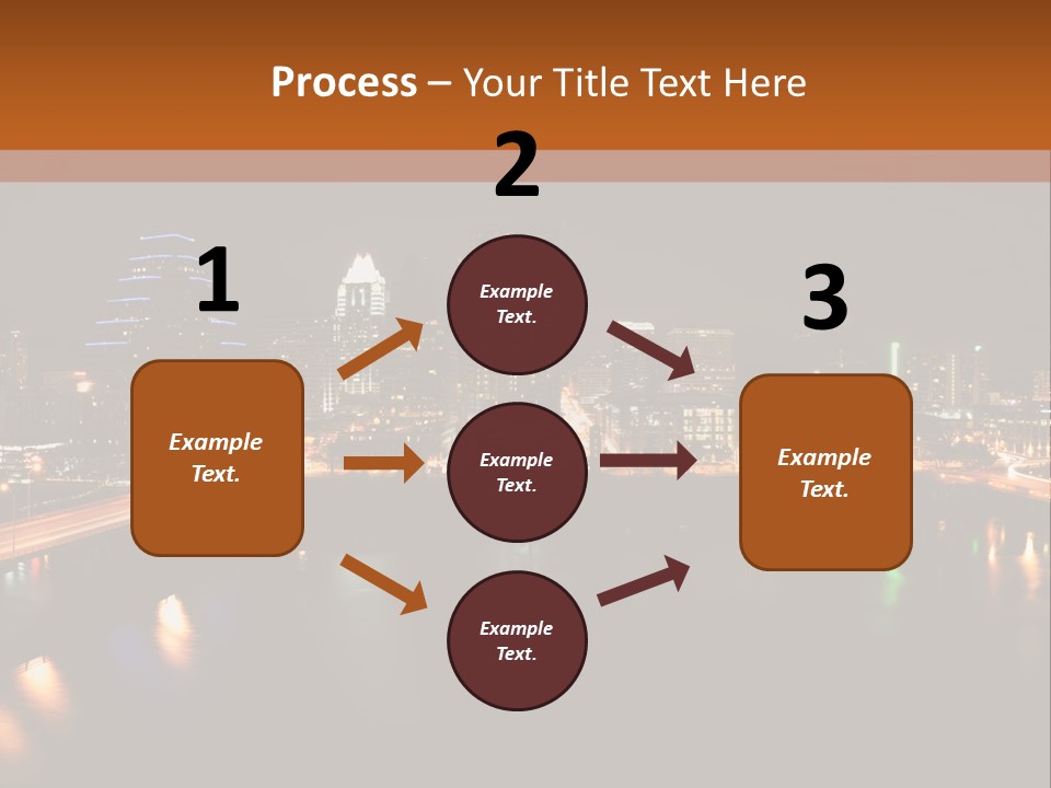 Cityscape Metropolis Lifestyle PowerPoint Template