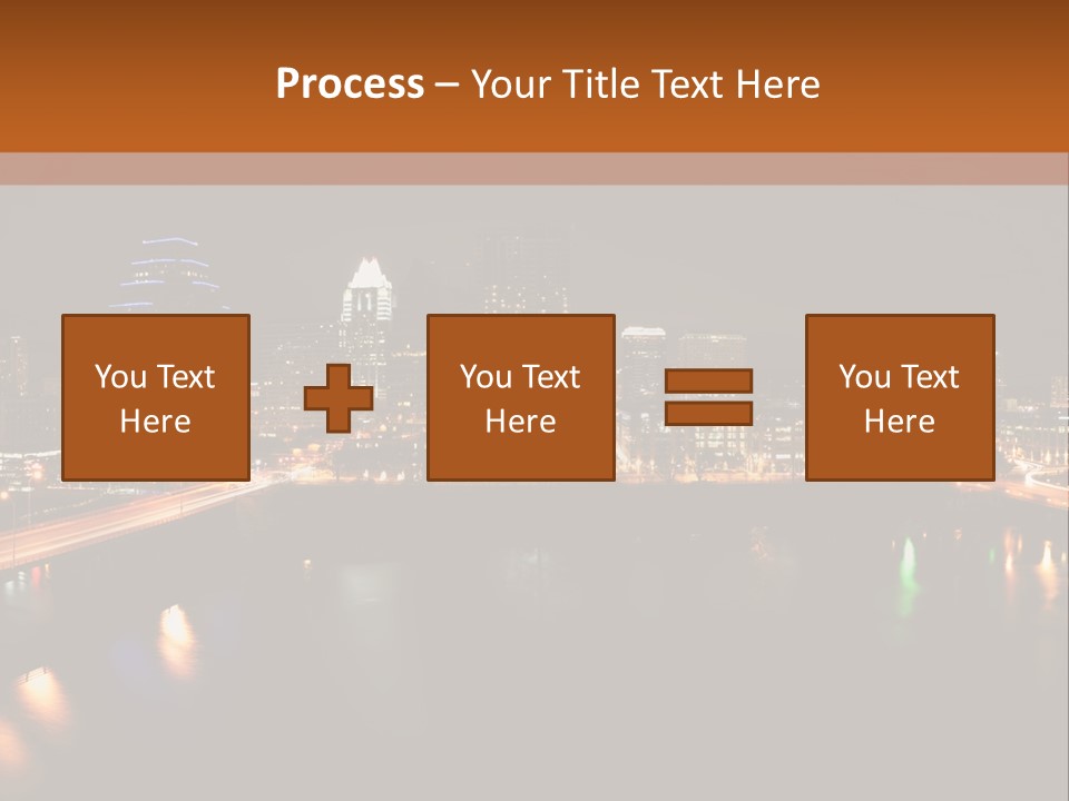 Cityscape Metropolis Lifestyle PowerPoint Template
