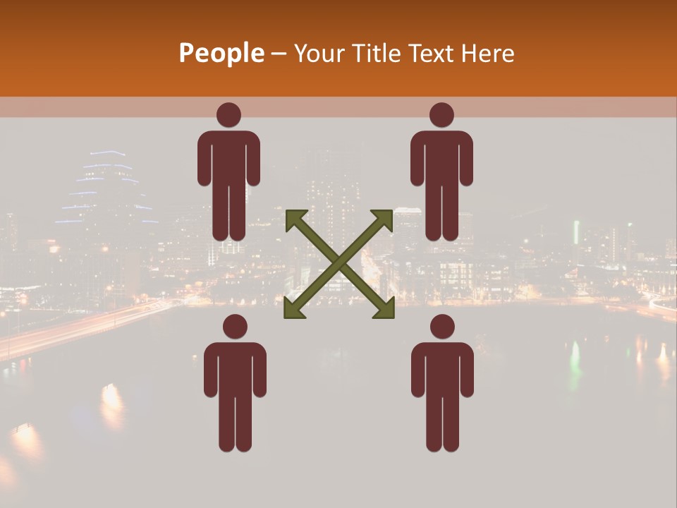 Cityscape Metropolis Lifestyle PowerPoint Template