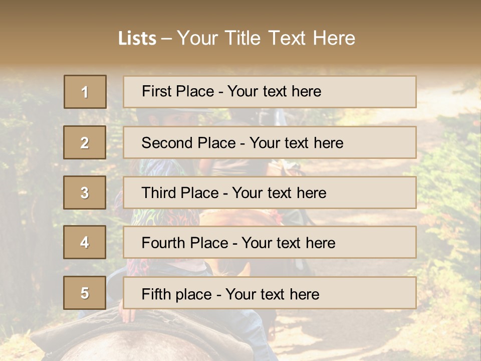 Fun Young Recreation PowerPoint Template