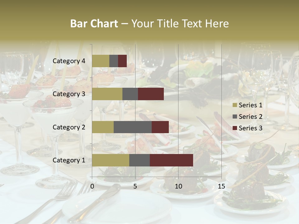 A Table Topped With Plates Of Food And Wine Glasses PowerPoint Template