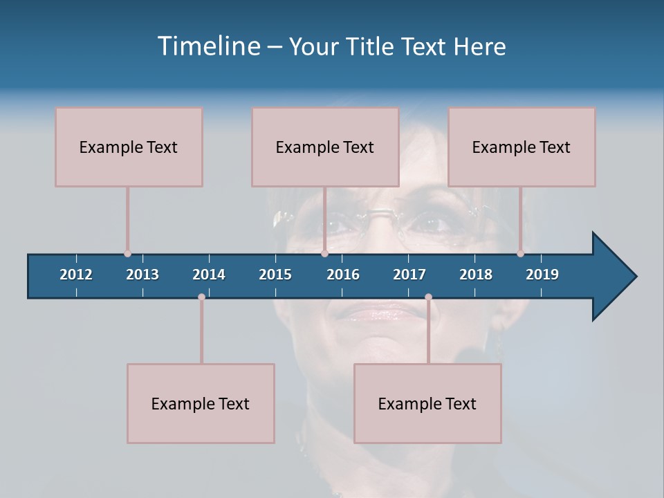 Mccain John Rally PowerPoint Template
