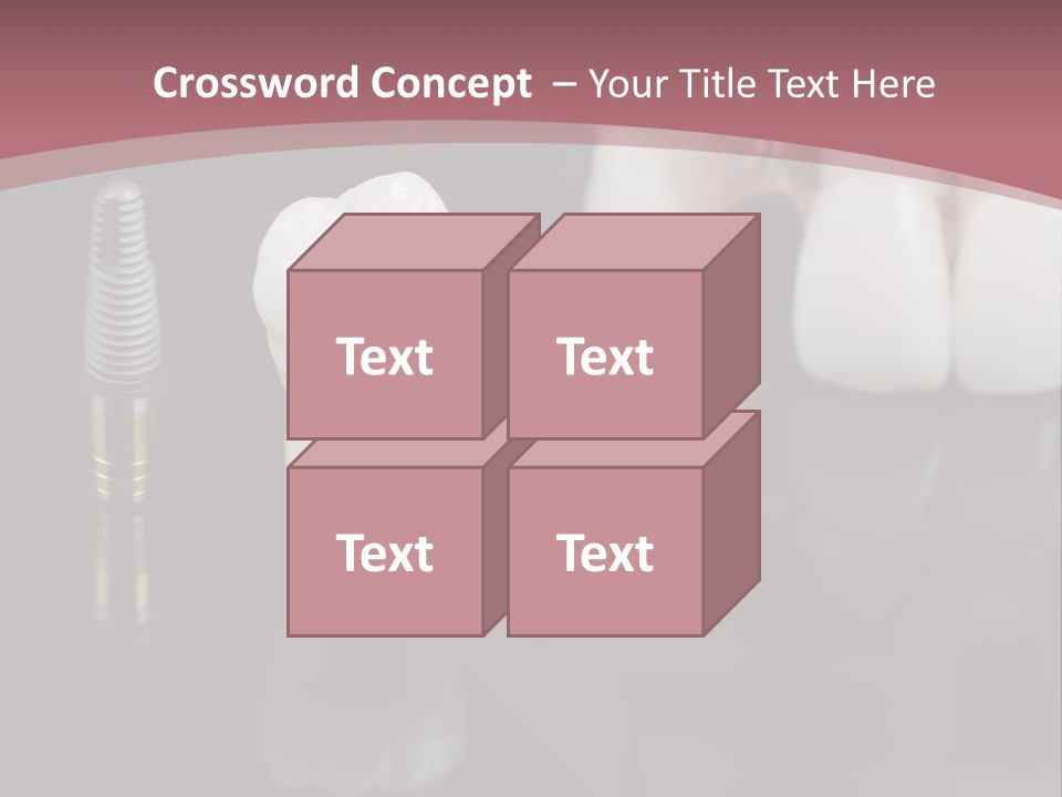 Orthodontic Pink Distraction PowerPoint Template