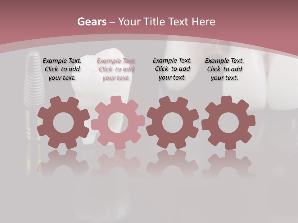 Orthodontic Pink Distraction PowerPoint Template