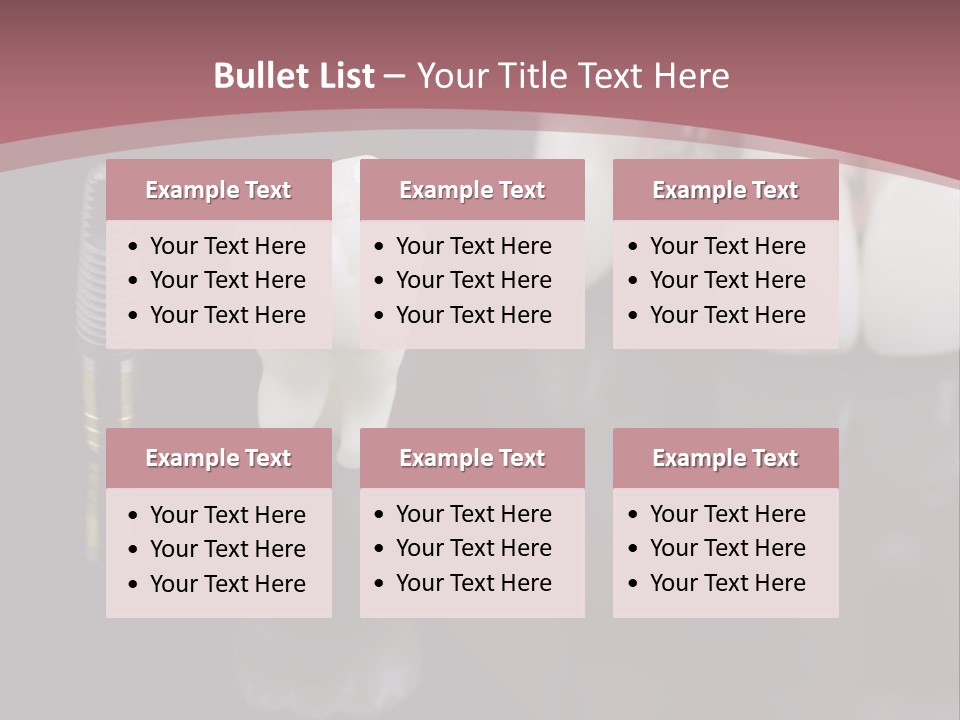 Orthodontic Pink Distraction PowerPoint Template