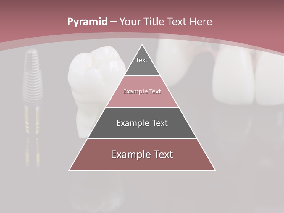 Orthodontic Pink Distraction PowerPoint Template