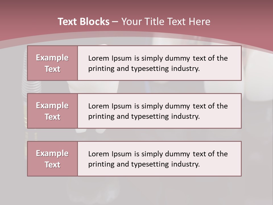 Orthodontic Pink Distraction PowerPoint Template