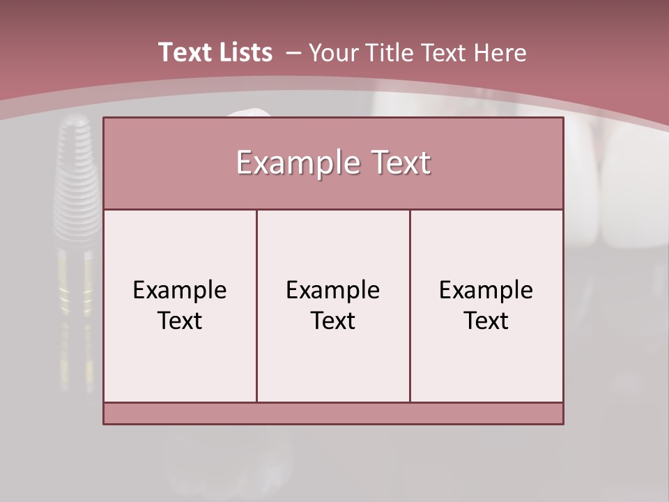 Orthodontic Pink Distraction PowerPoint Template