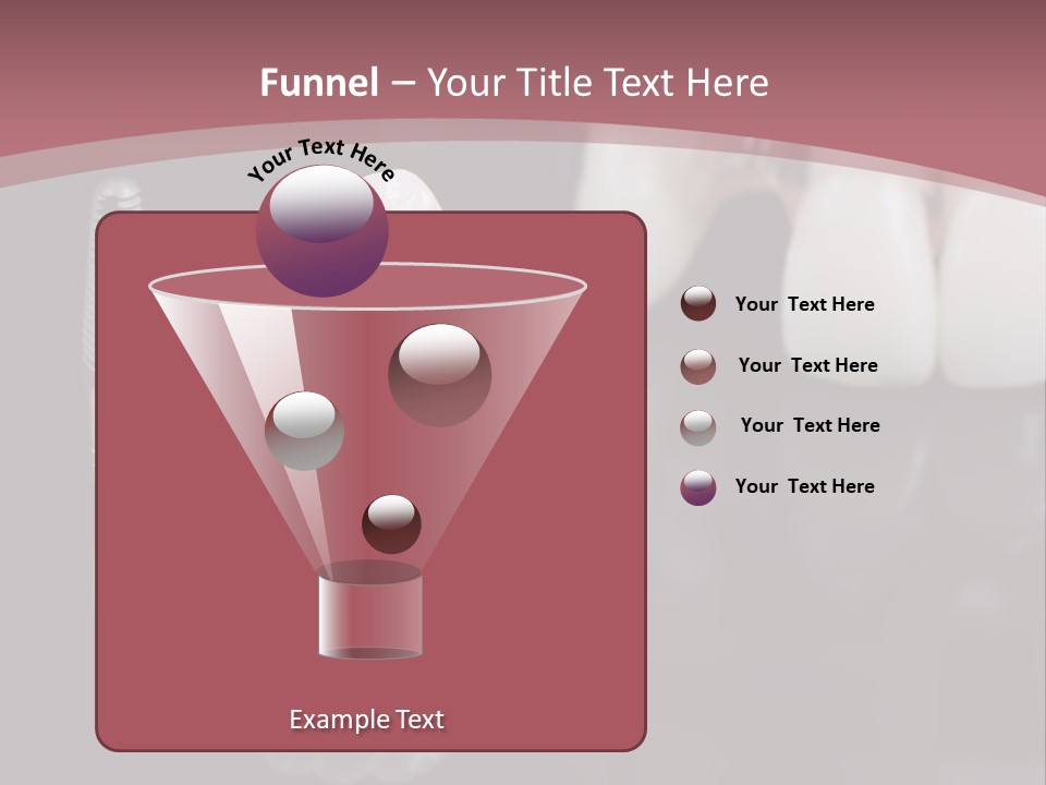 Orthodontic Pink Distraction PowerPoint Template