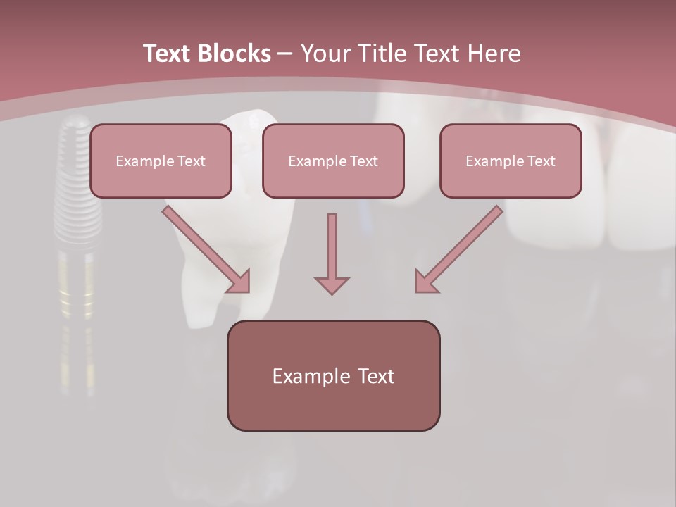 Orthodontic Pink Distraction PowerPoint Template