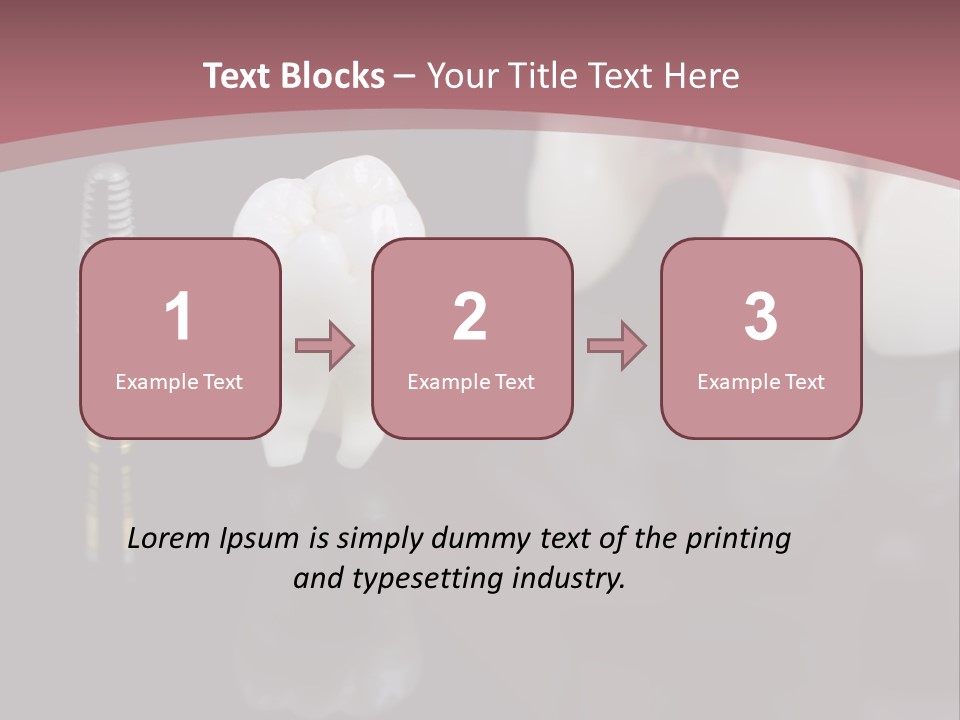 Orthodontic Pink Distraction PowerPoint Template
