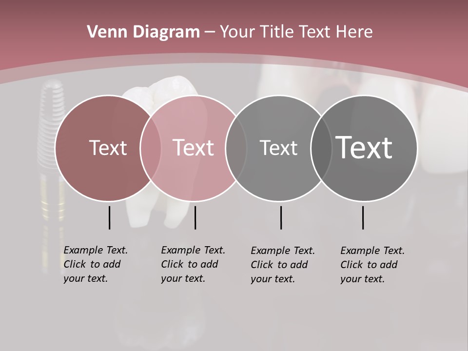 Orthodontic Pink Distraction PowerPoint Template
