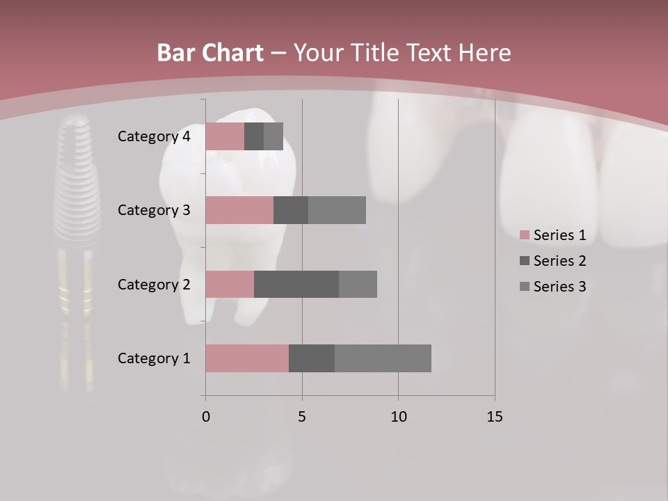Orthodontic Pink Distraction PowerPoint Template