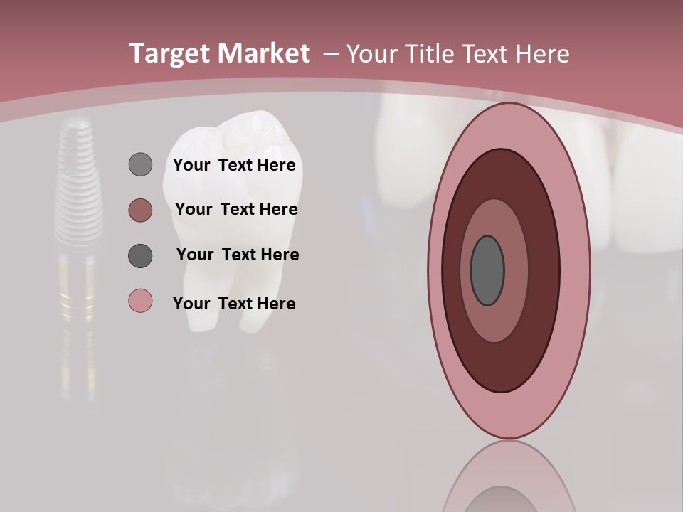 Orthodontic Pink Distraction PowerPoint Template