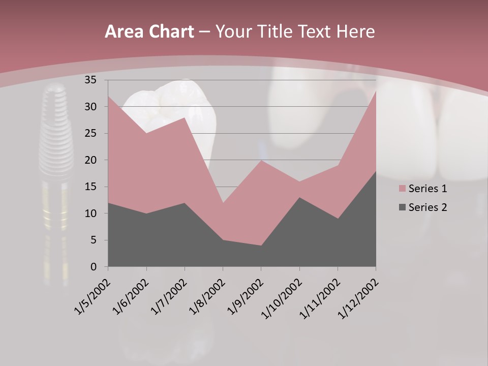 Orthodontic Pink Distraction PowerPoint Template