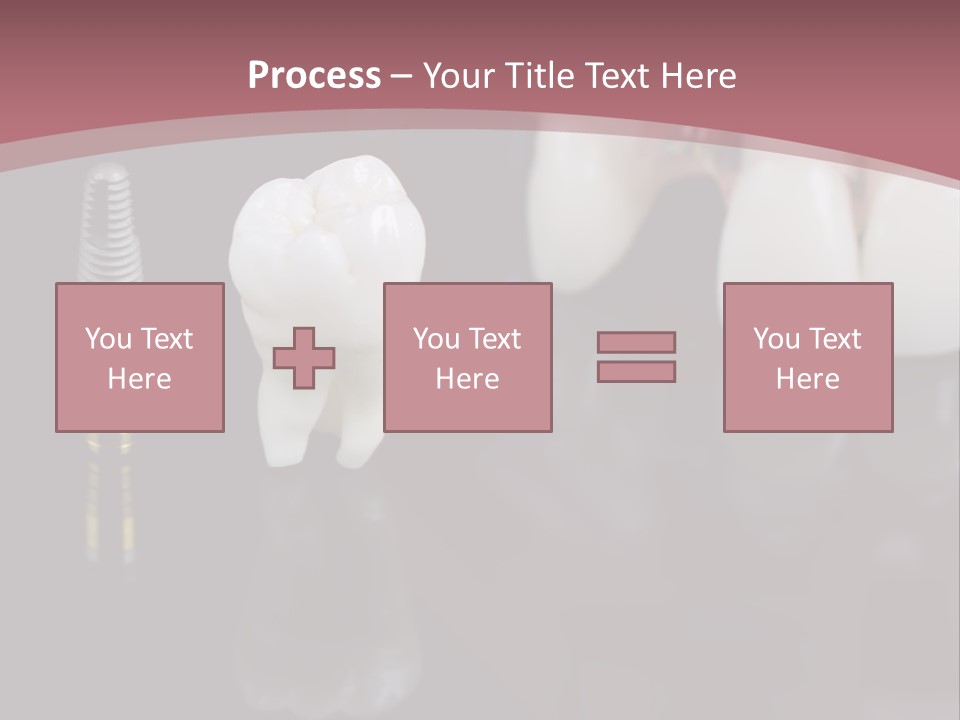Orthodontic Pink Distraction PowerPoint Template