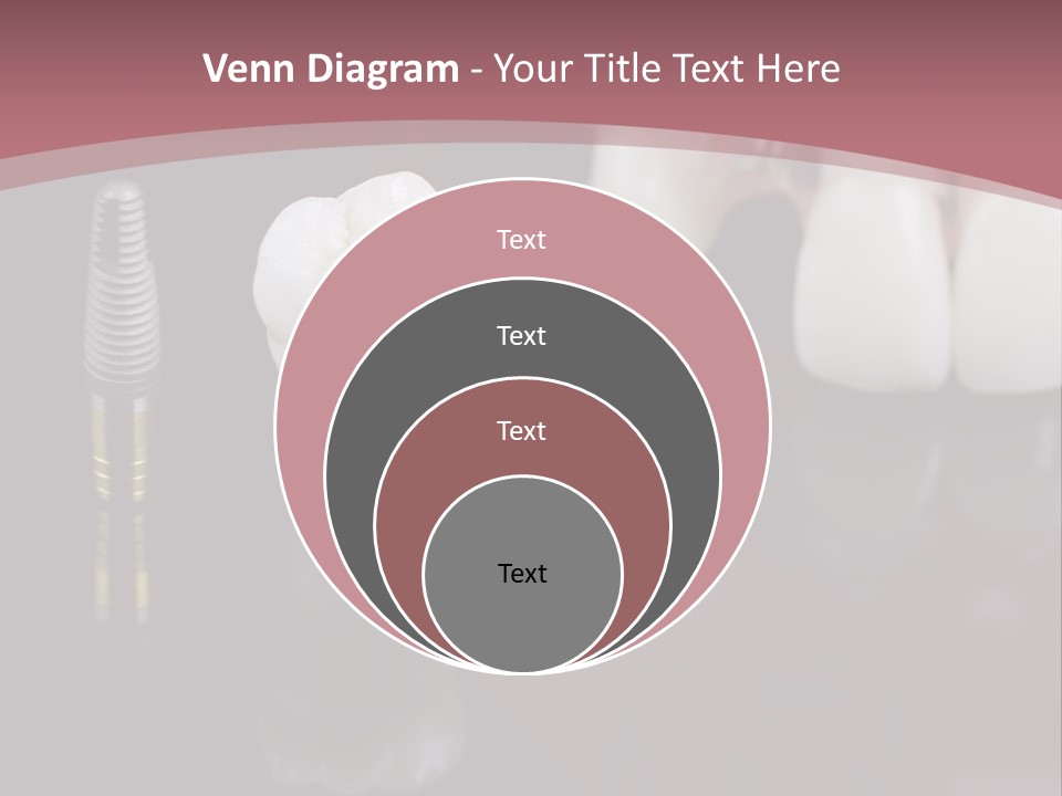 Orthodontic Pink Distraction PowerPoint Template