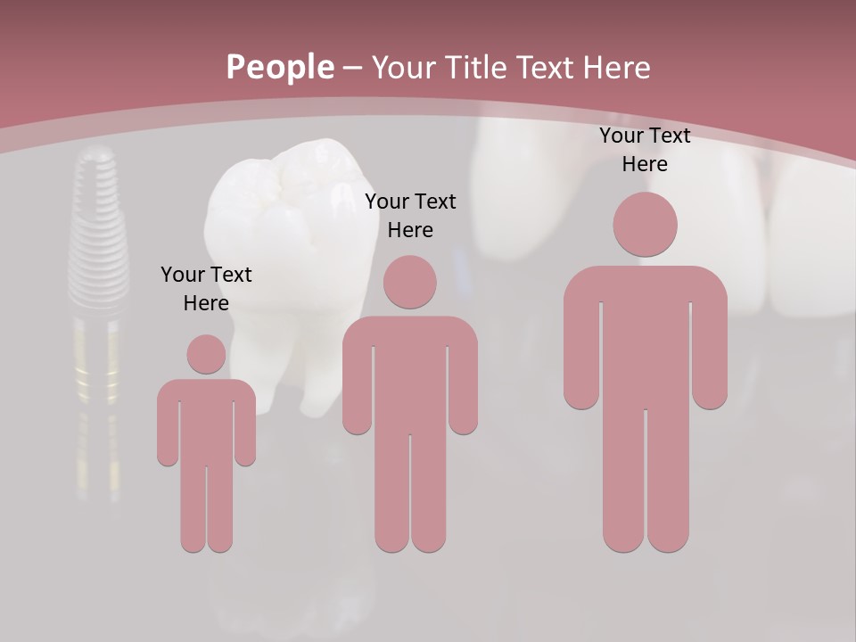 Orthodontic Pink Distraction PowerPoint Template