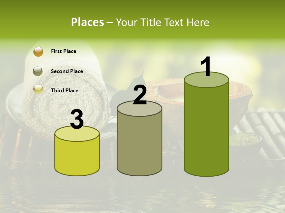 Bamboo Reflection Sunny PowerPoint Template