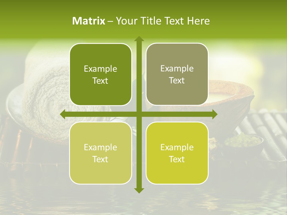 Bamboo Reflection Sunny PowerPoint Template