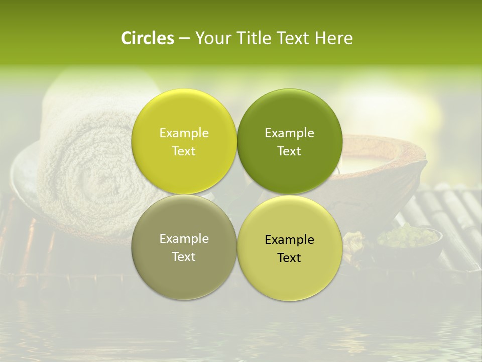 Bamboo Reflection Sunny PowerPoint Template