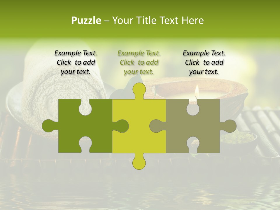 Bamboo Reflection Sunny PowerPoint Template