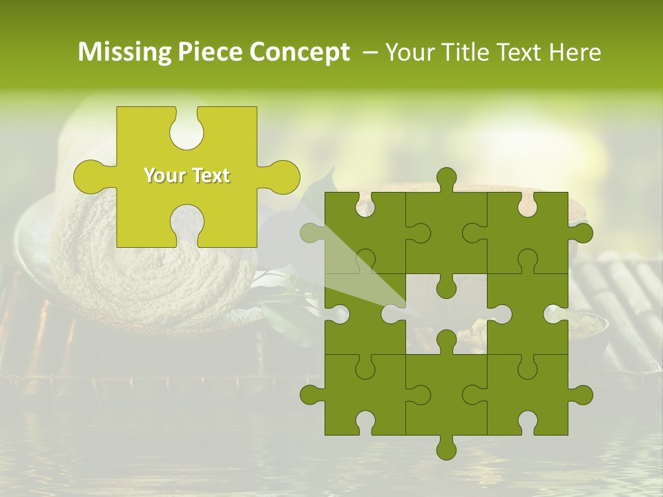 Bamboo Reflection Sunny PowerPoint Template