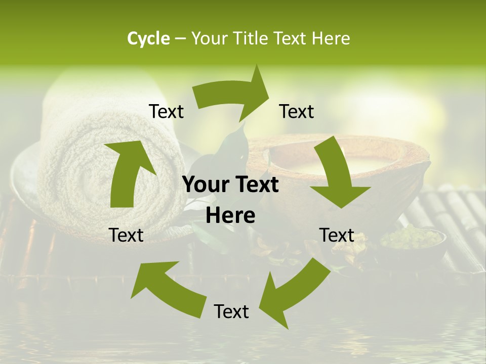 Bamboo Reflection Sunny PowerPoint Template