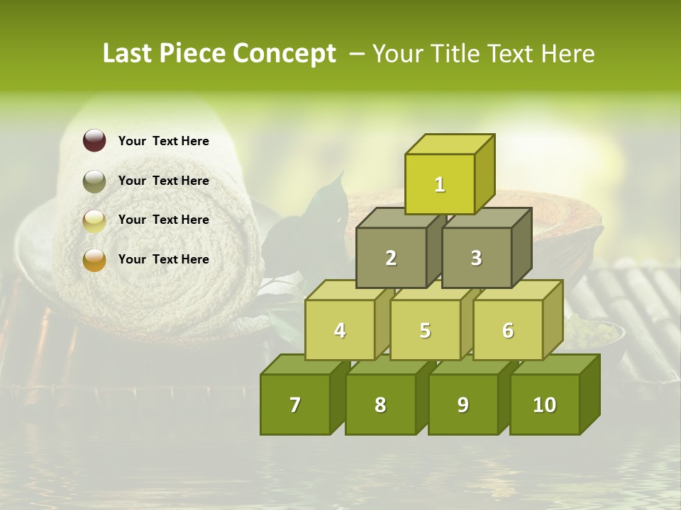 Bamboo Reflection Sunny PowerPoint Template