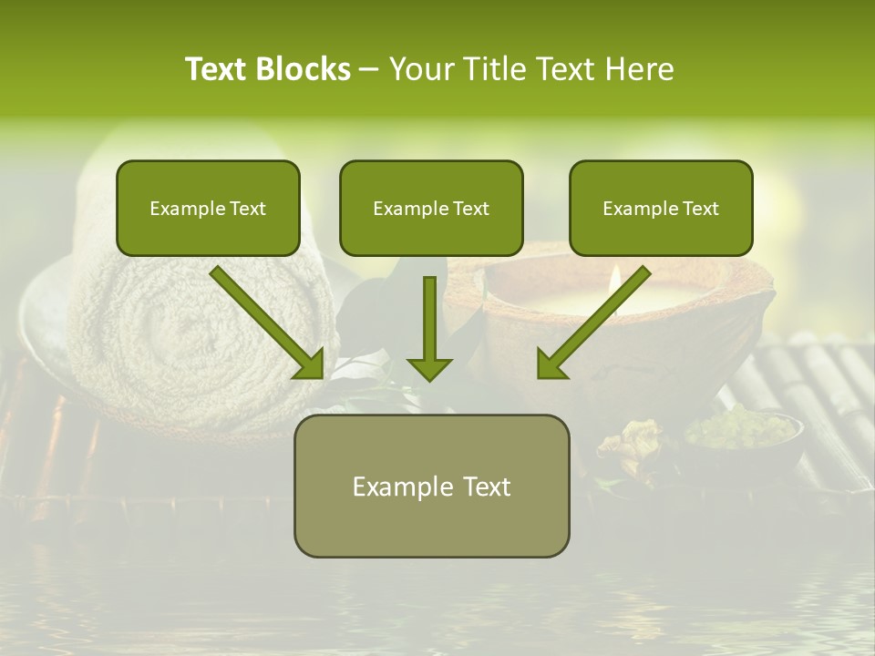 Bamboo Reflection Sunny PowerPoint Template