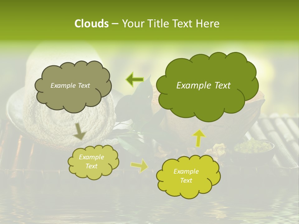Bamboo Reflection Sunny PowerPoint Template