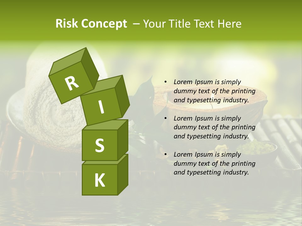 Bamboo Reflection Sunny PowerPoint Template