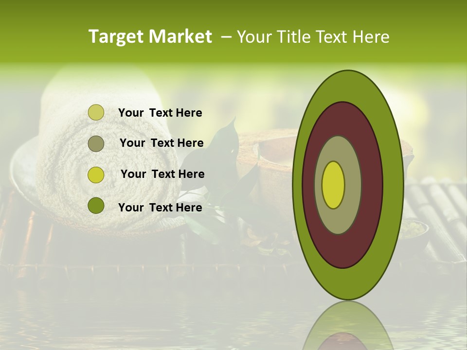 Bamboo Reflection Sunny PowerPoint Template