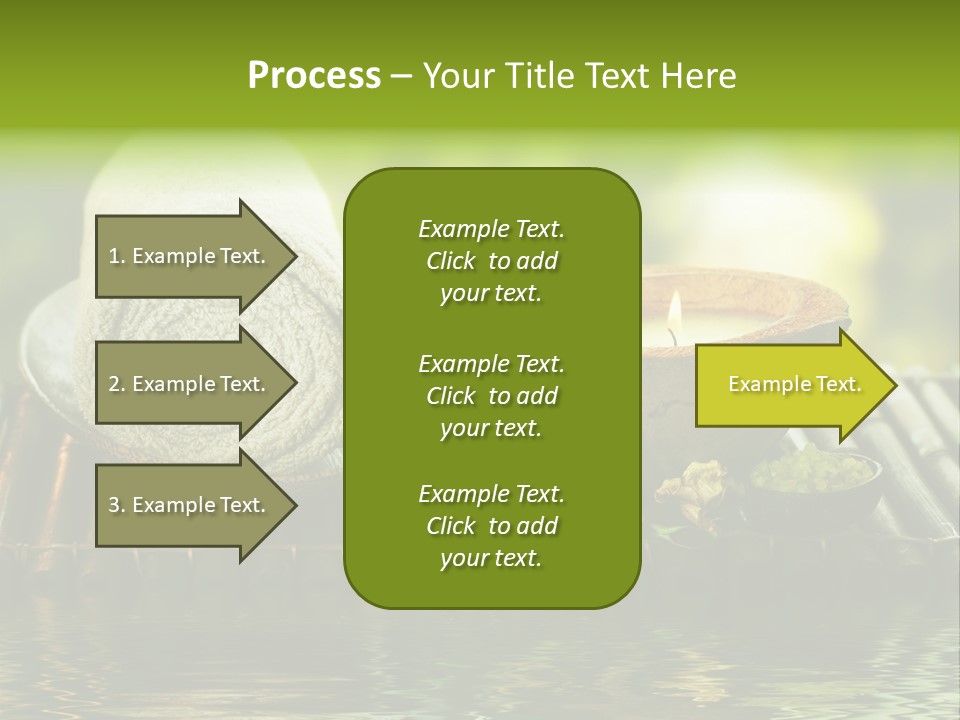 Bamboo Reflection Sunny PowerPoint Template