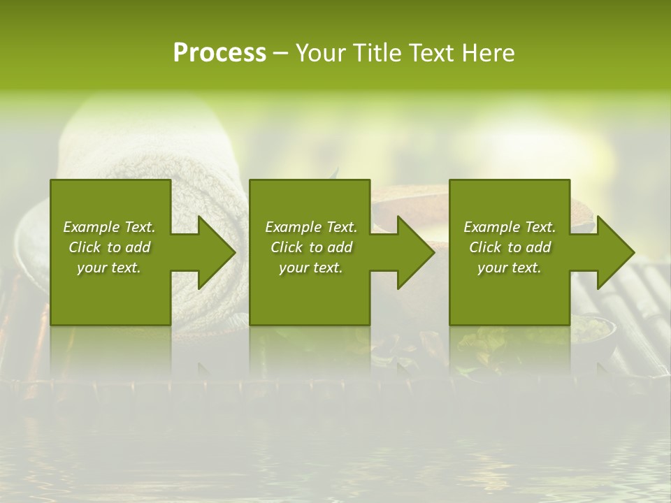 Bamboo Reflection Sunny PowerPoint Template