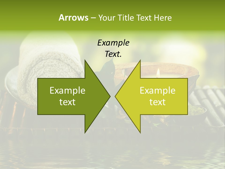 Bamboo Reflection Sunny PowerPoint Template