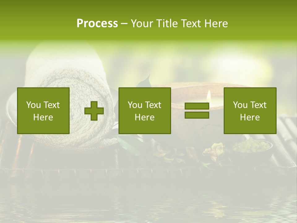 Bamboo Reflection Sunny PowerPoint Template