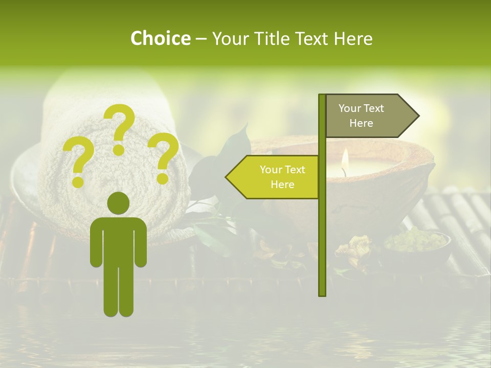 Bamboo Reflection Sunny PowerPoint Template