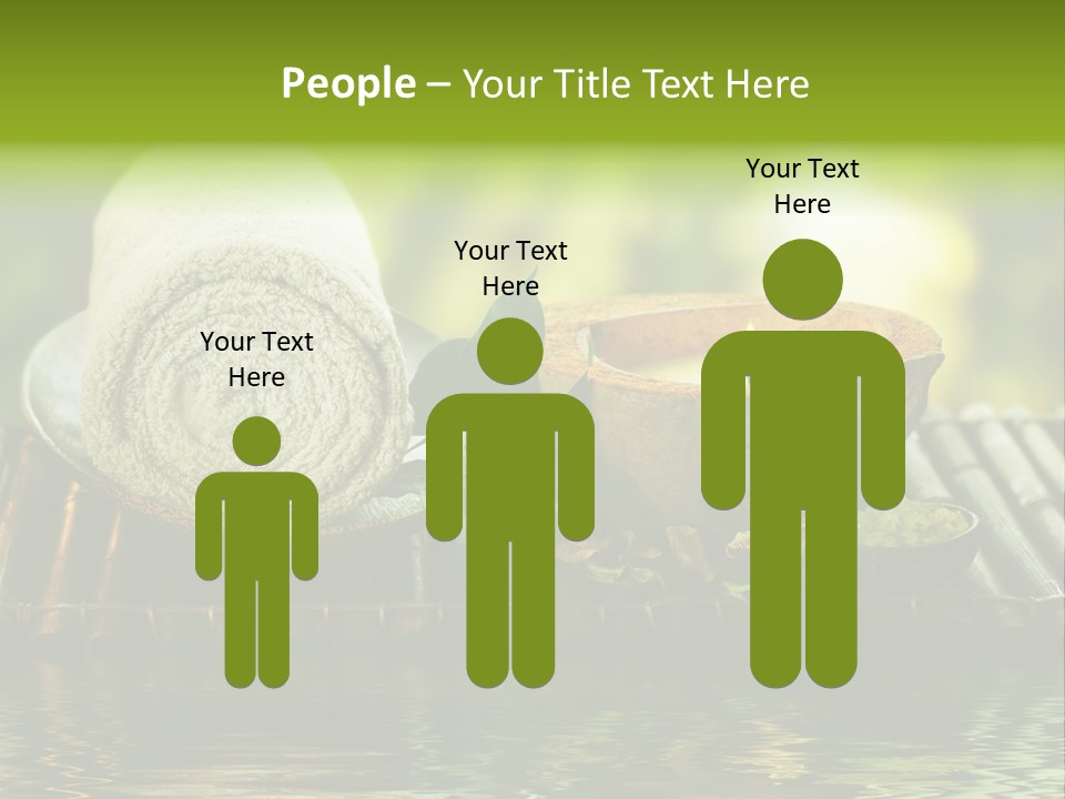 Bamboo Reflection Sunny PowerPoint Template