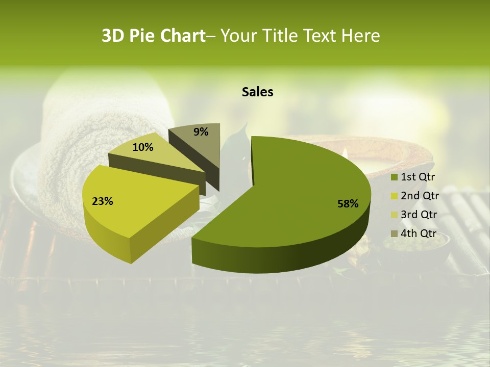 Bamboo Reflection Sunny PowerPoint Template