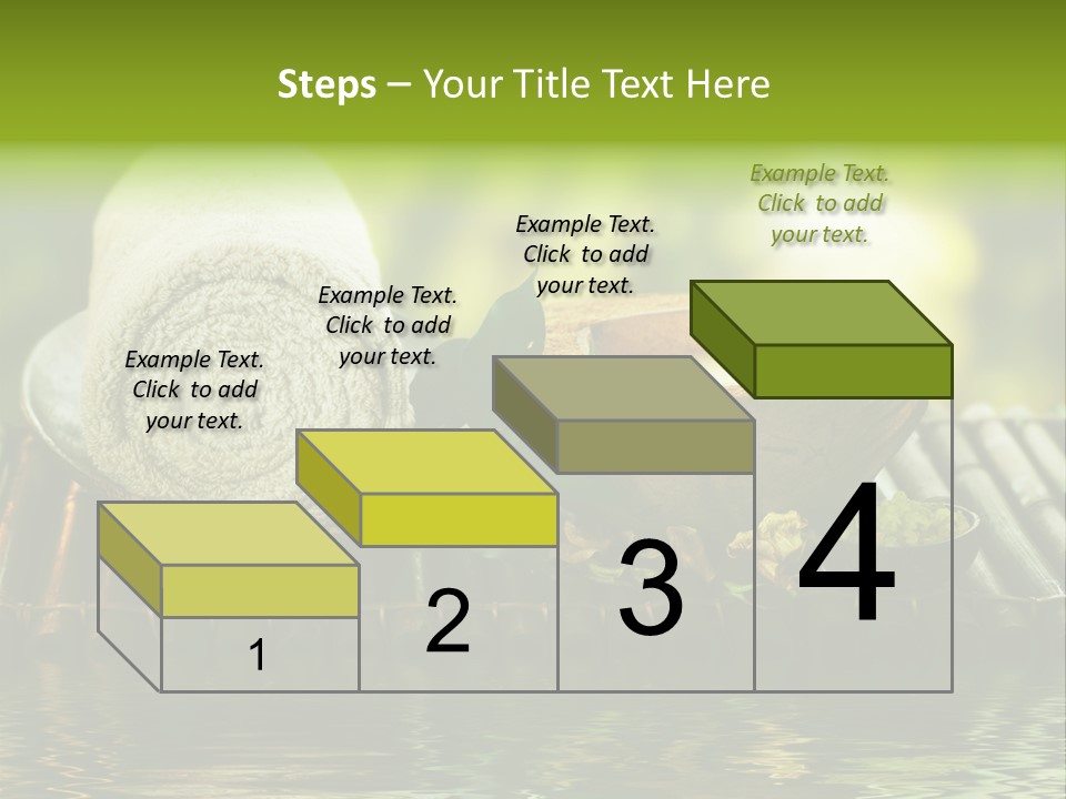 Bamboo Reflection Sunny PowerPoint Template